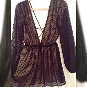 Black Mini Dress.